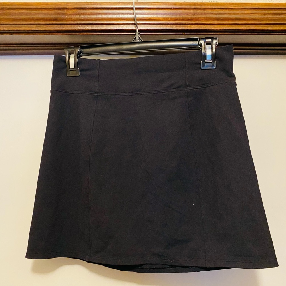 Athleta | Black Athletic Mini Skirt